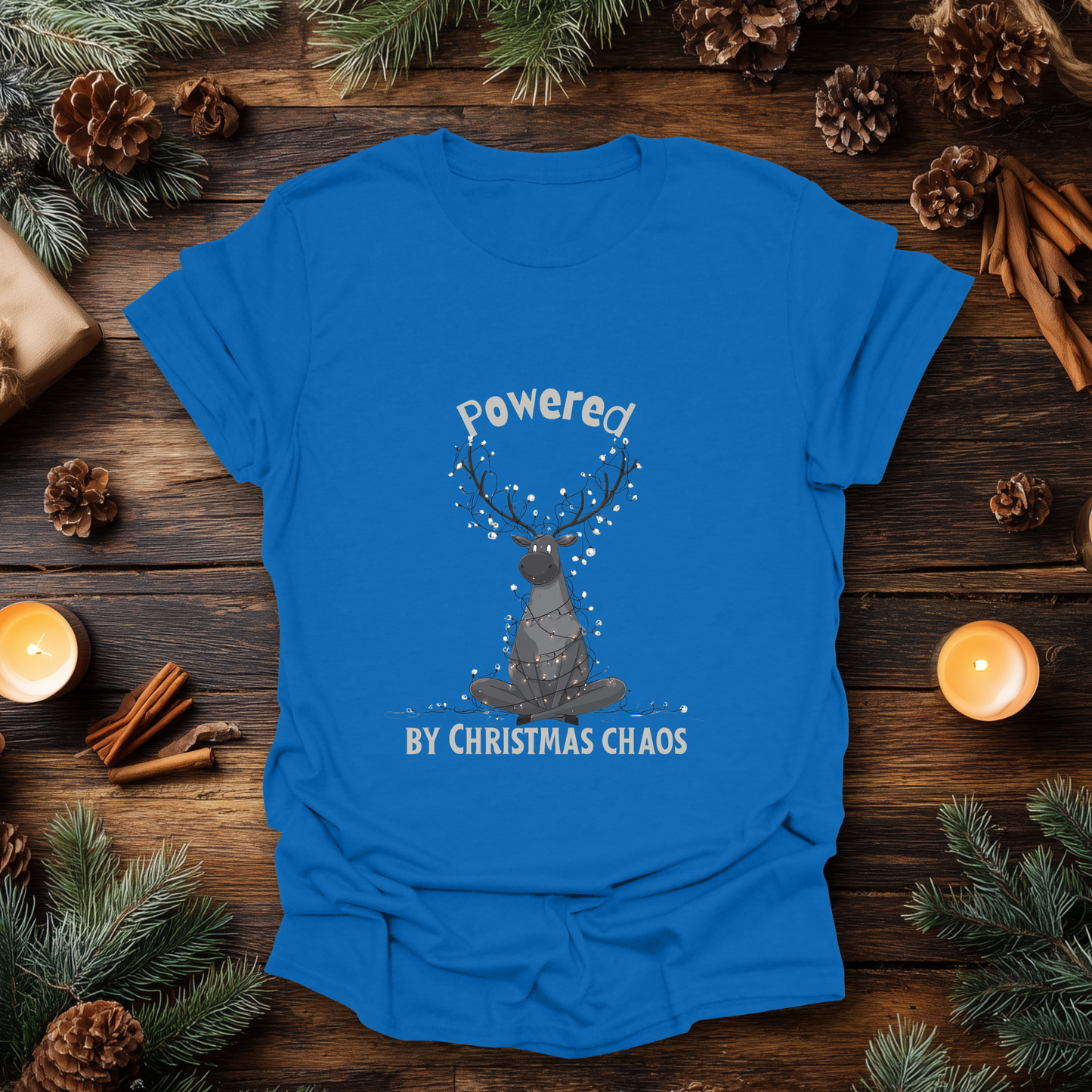 Powered by Christmas Chaos T-Shirt