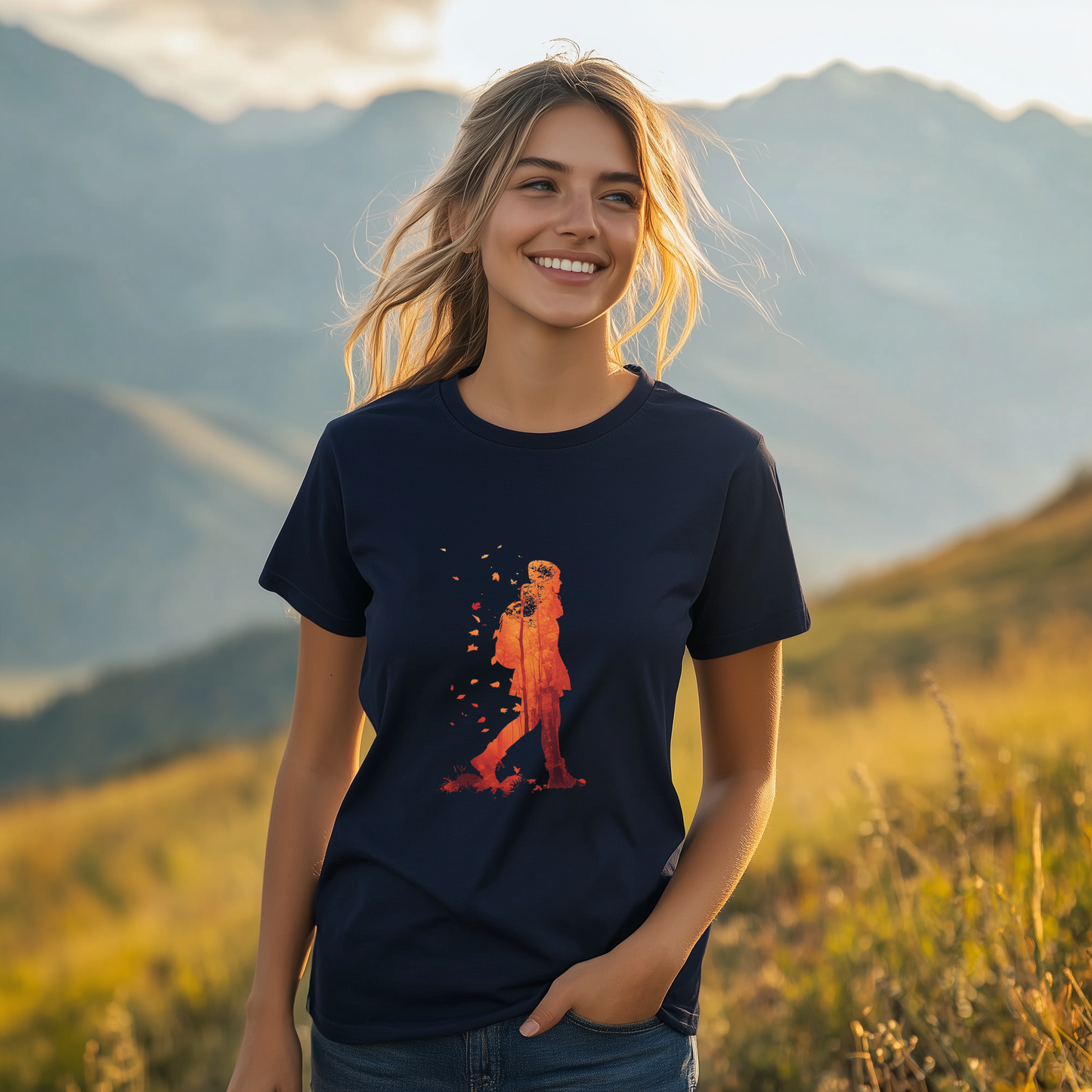 She Walks with the Seasons T-Shirt