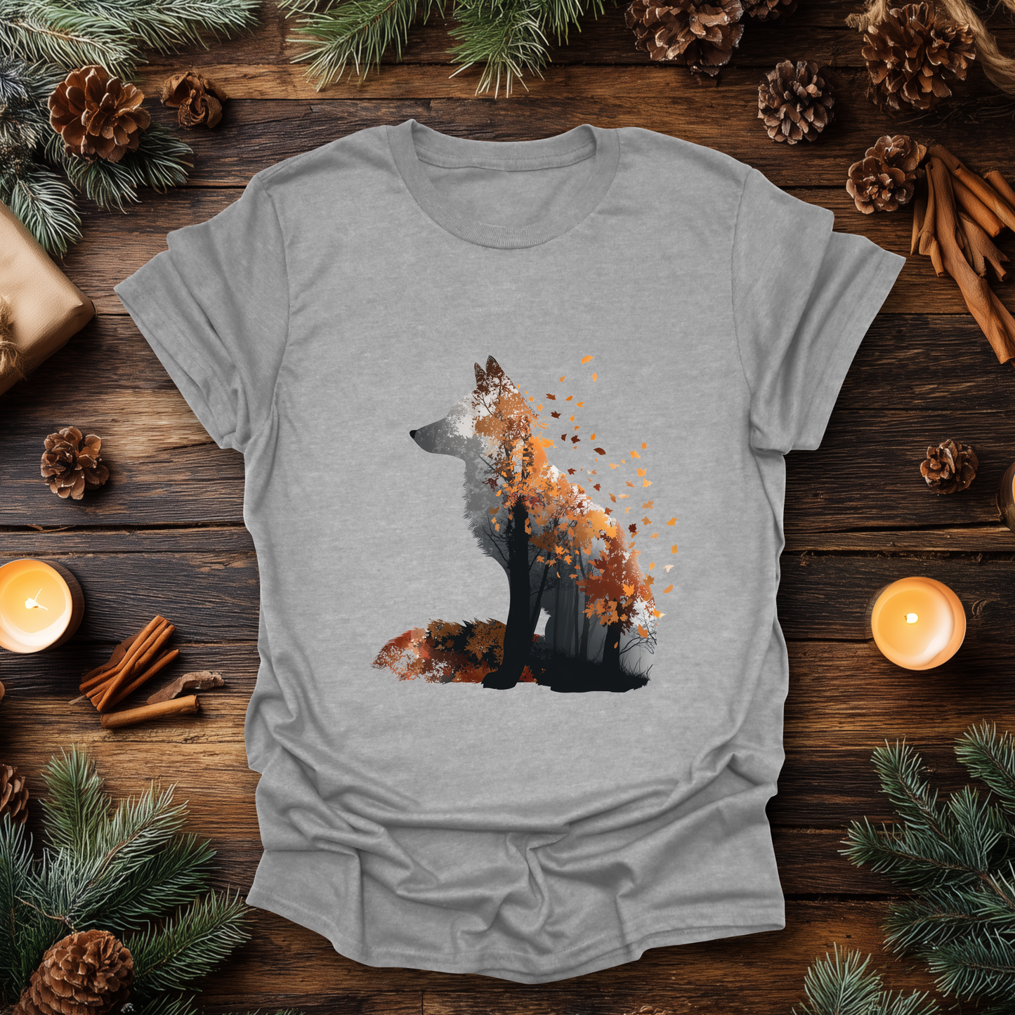 Autumn Wolf Nature T-Shirt
