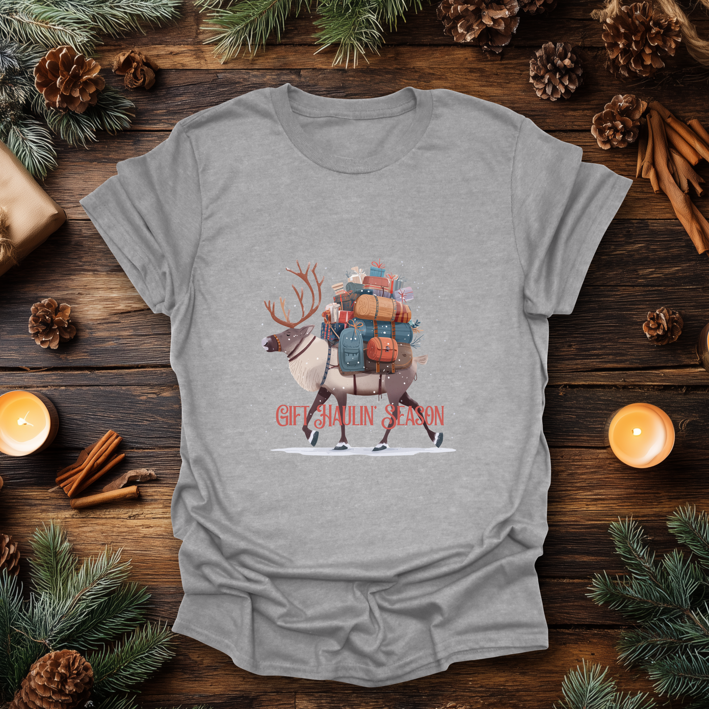 Gift Haulin’ Season Christmas T-Shirt