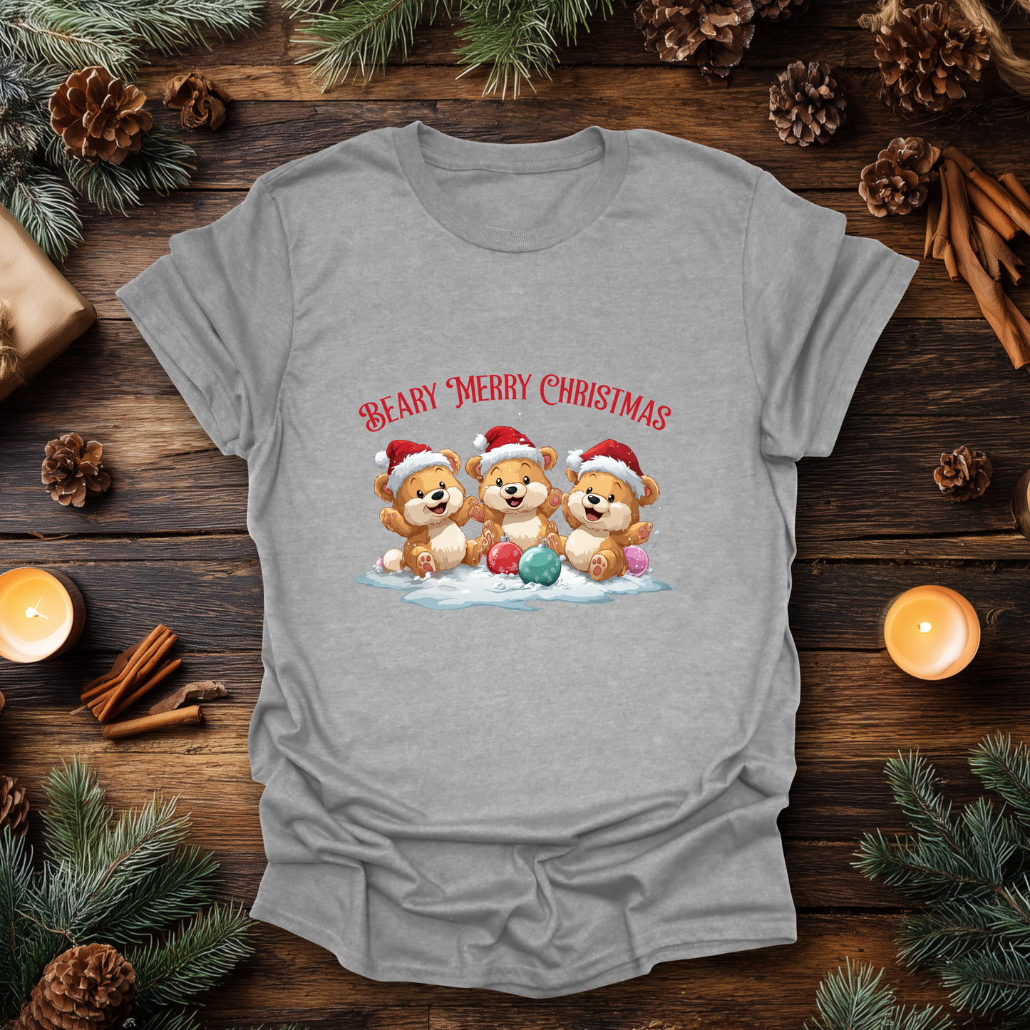 Beary Merry Christmas T-Shirt