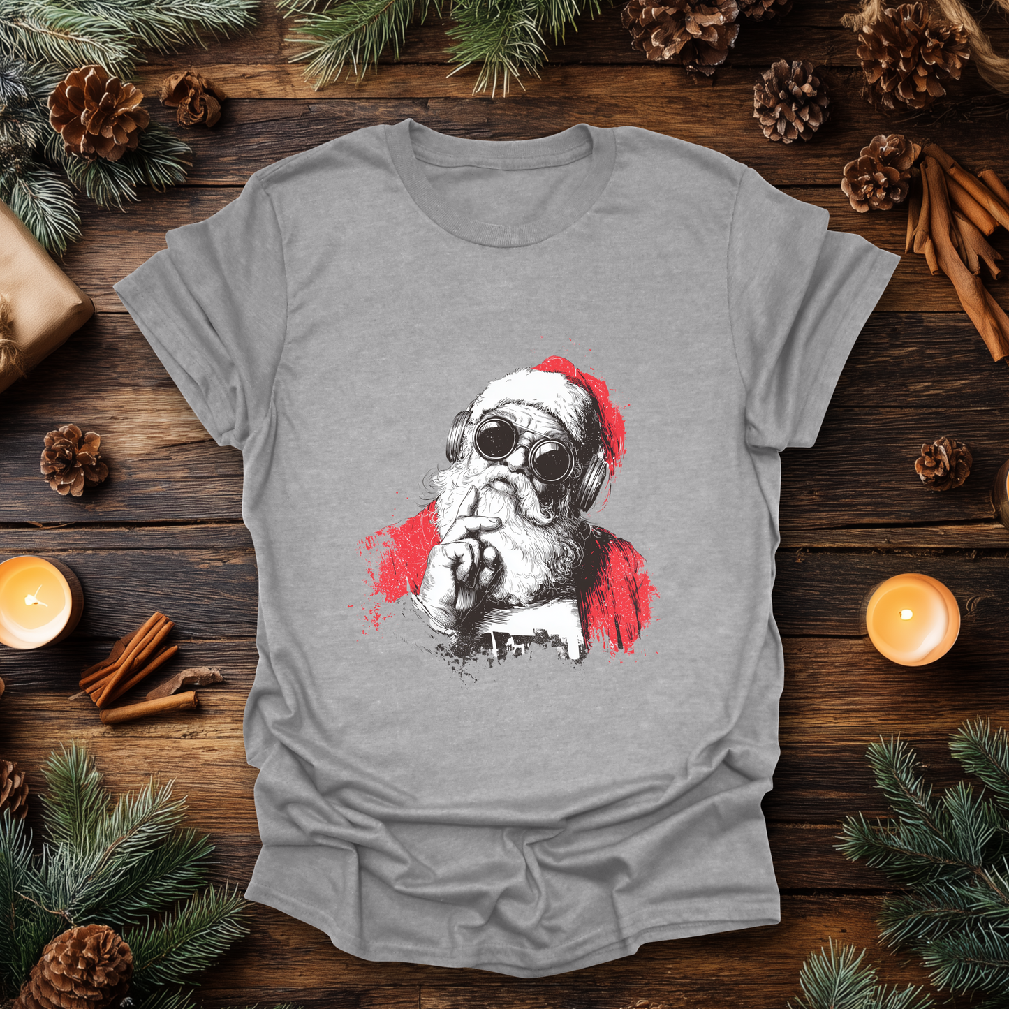 Claus Off Duty Christmas T-Shirt