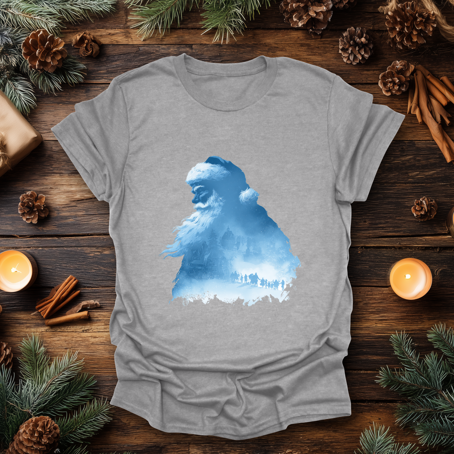Frostbound Santa - Winter Wanderer T-Shirt