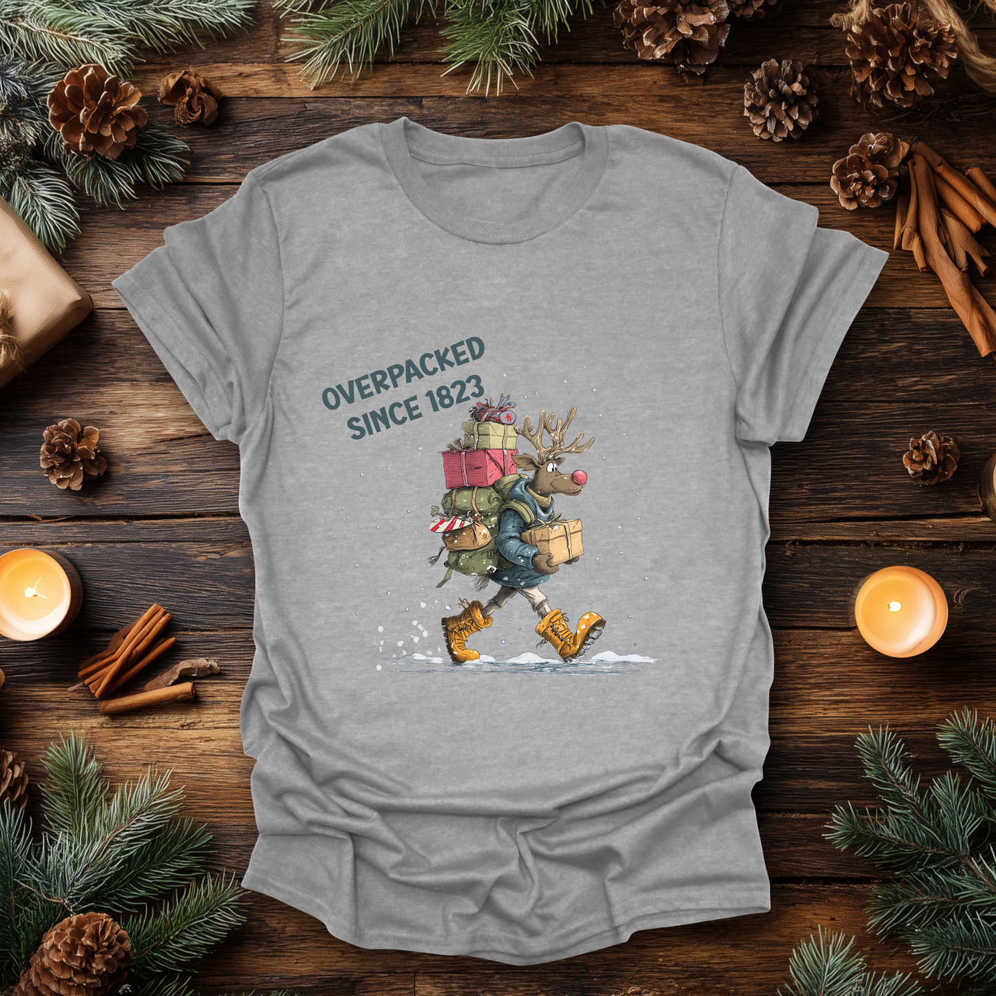 Overpacked Since 1823 Christmas T-Shirt