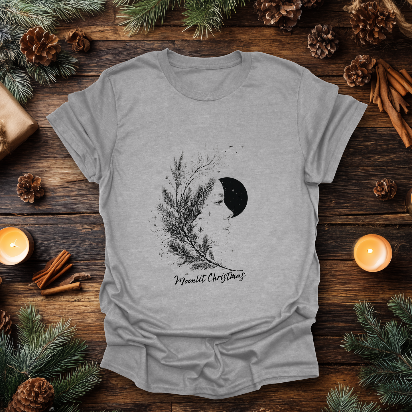 Moonlit Christmas T-Shirt