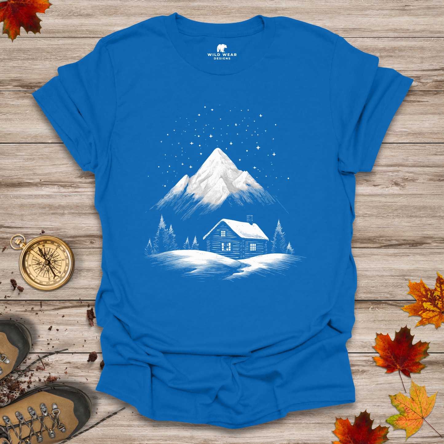 Starry Peaks Cabin T-Shirt