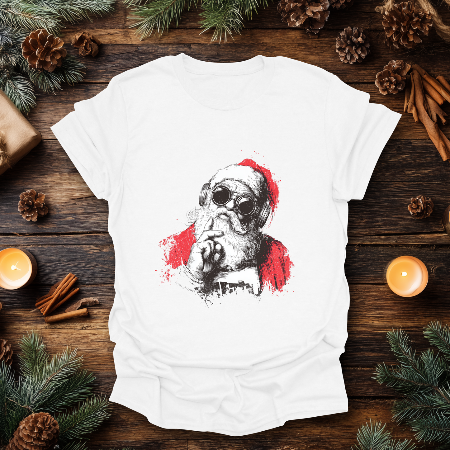 Claus Off Duty Christmas T-Shirt