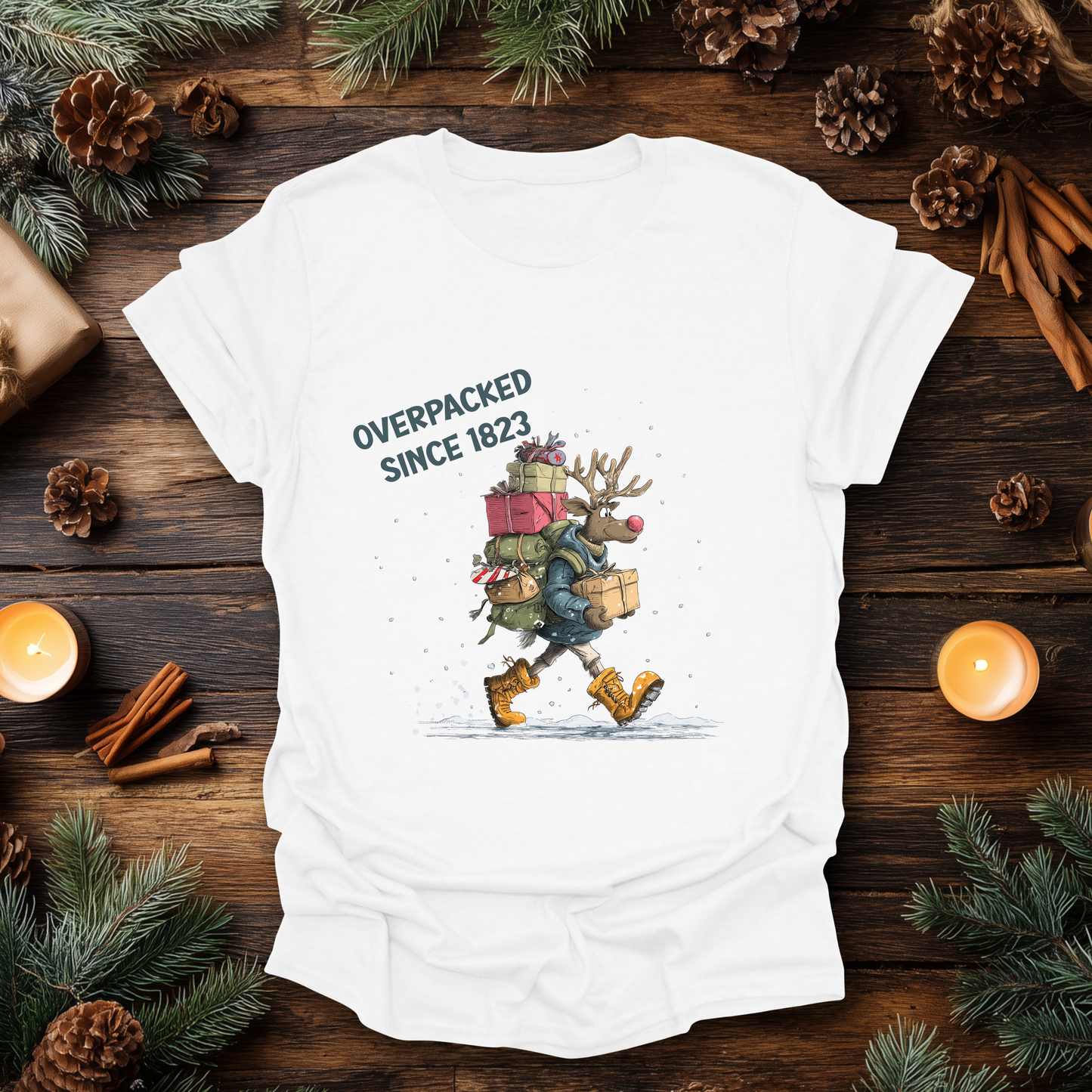 Overpacked Since 1823 Christmas T-Shirt