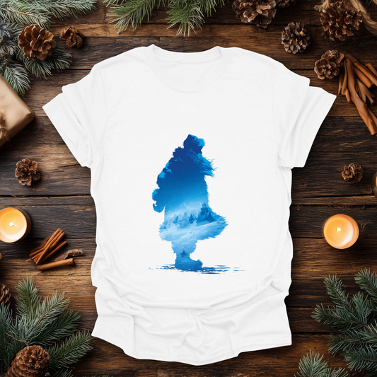 Santa’s Winter Village Silhouette T-Shirt