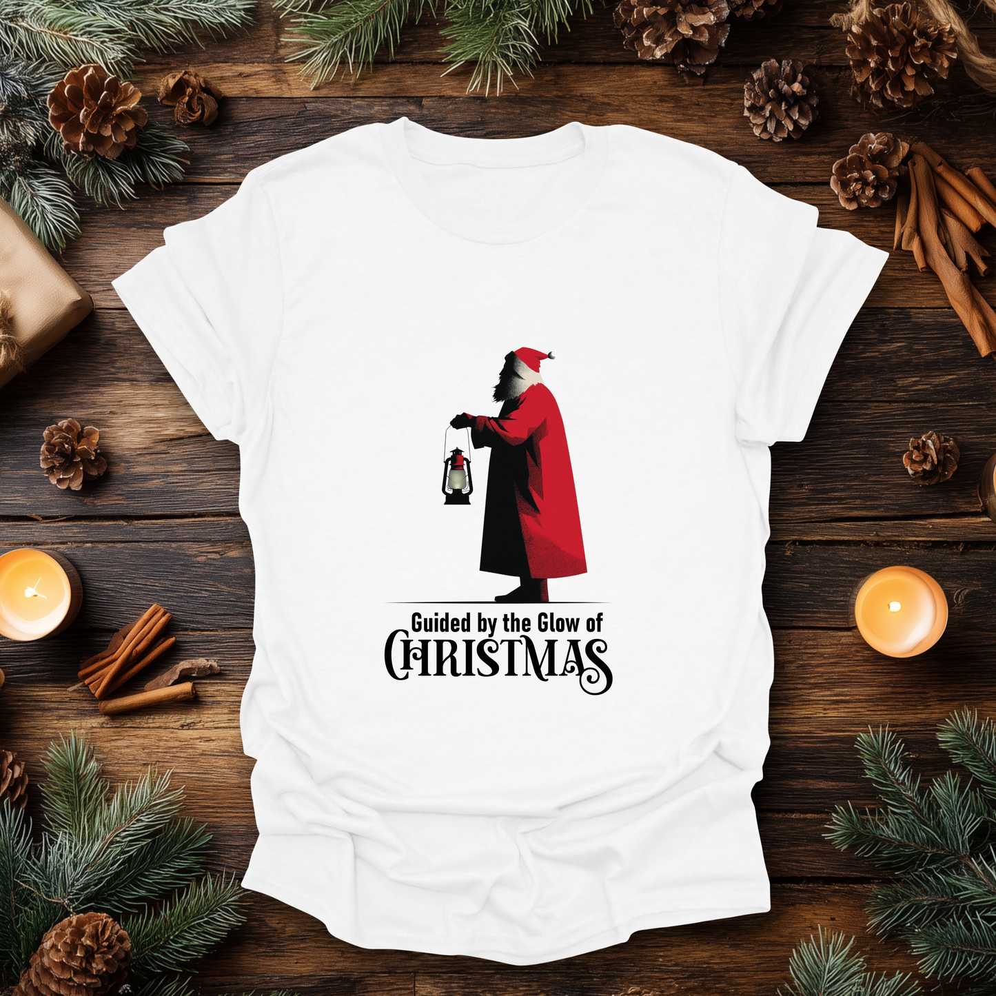 Santa’s Lantern Christmas T-Shirt