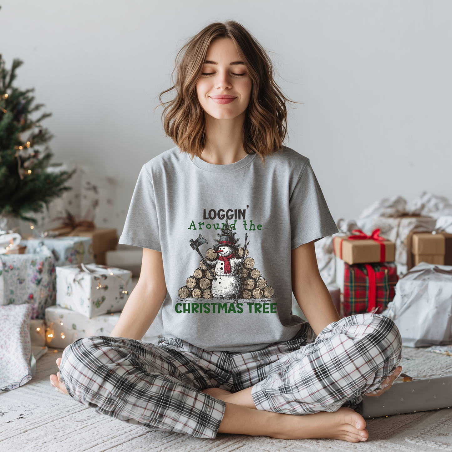 Loggin’ Around the Christmas Tree T-Shirt