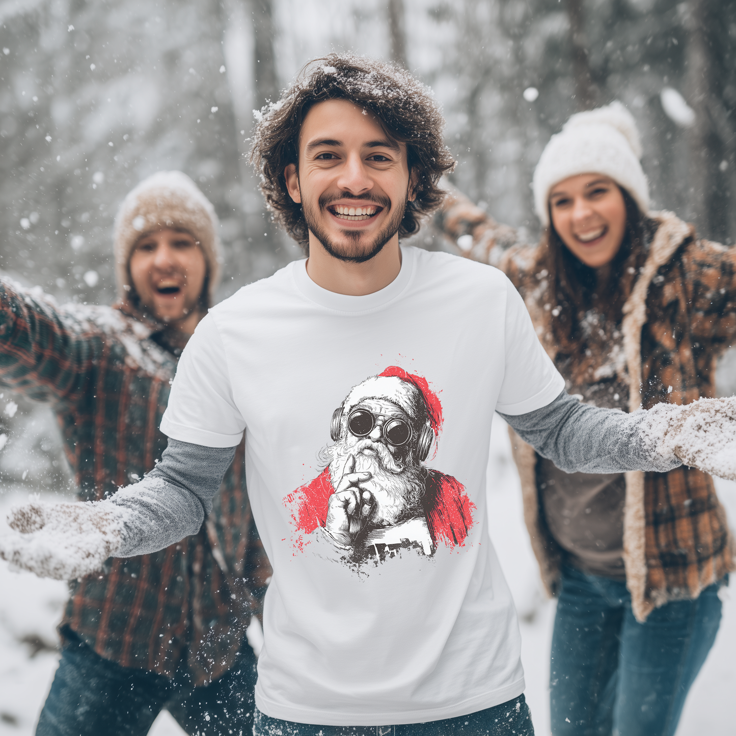 Claus Off Duty Christmas T-Shirt