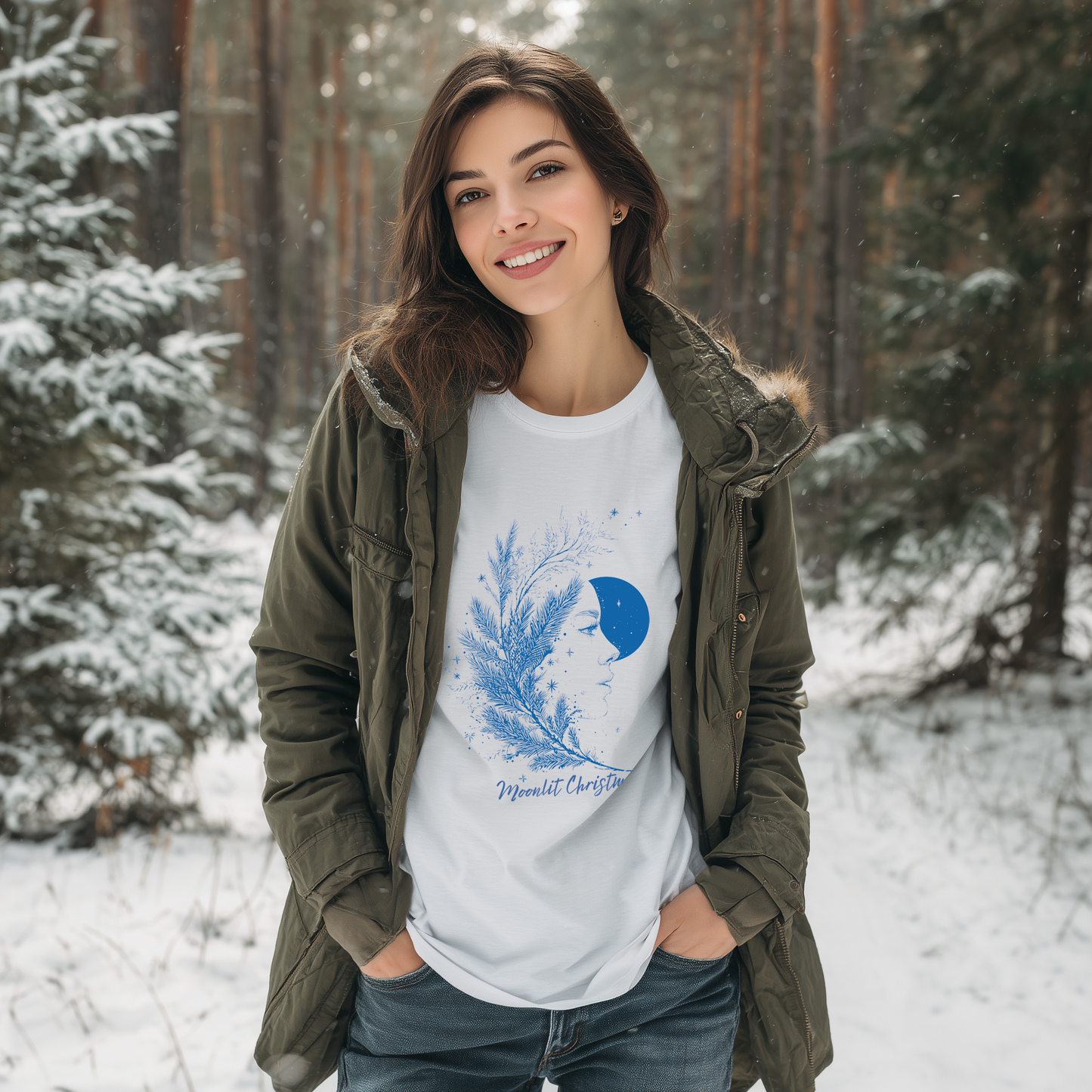 Moonlit Christmas T-Shirt
