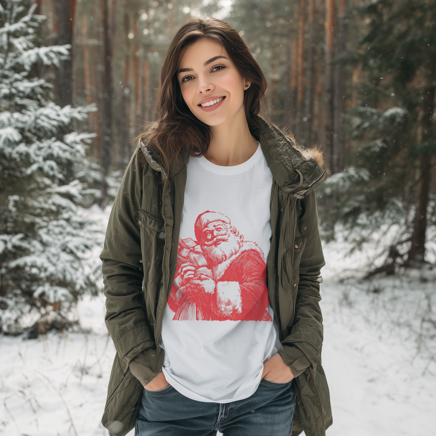 Vintage Santa T-Shirt