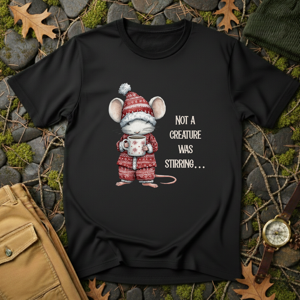 Not a creature was stirring… Christmas T-Shirt