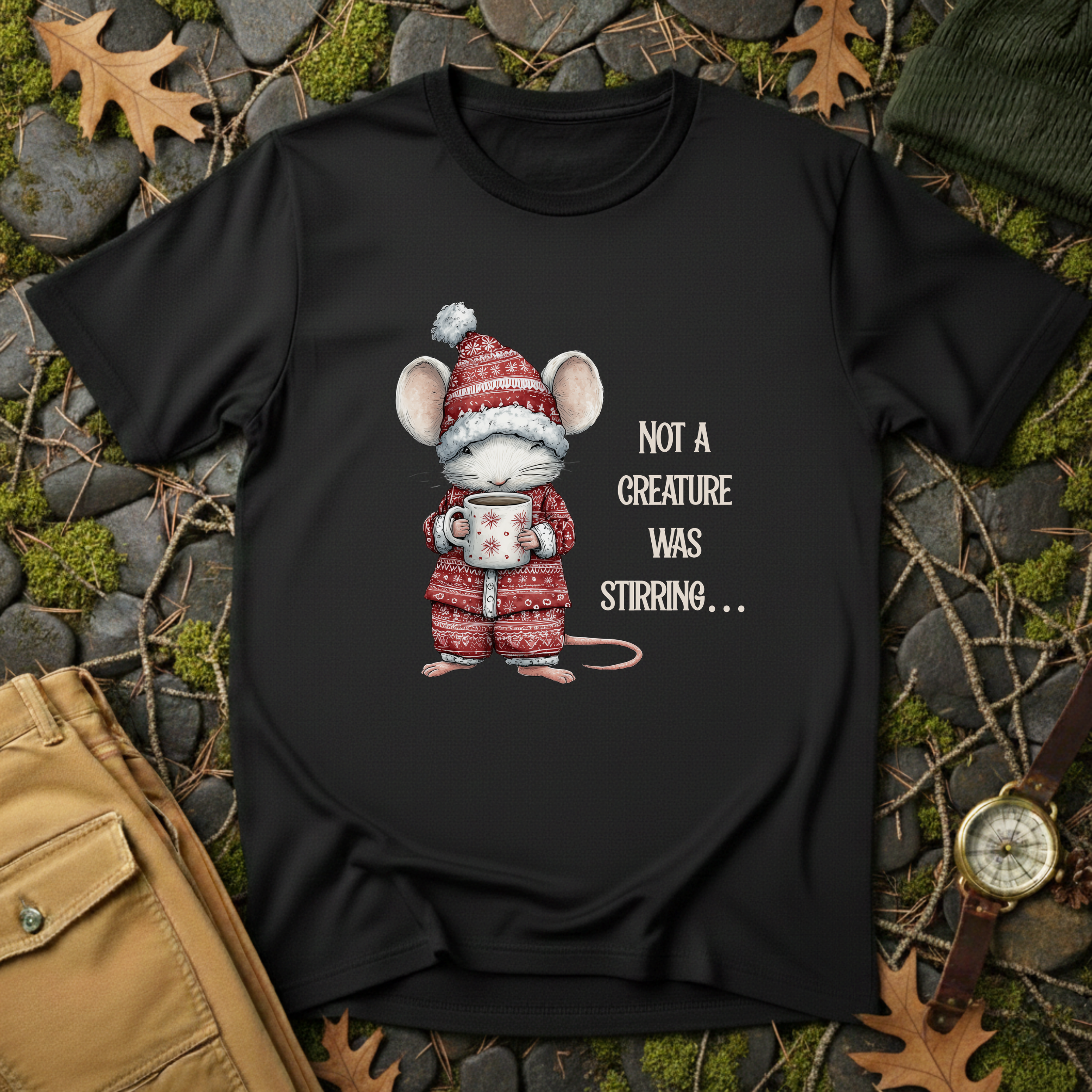 Not a creature was stirring… Christmas T-Shirt