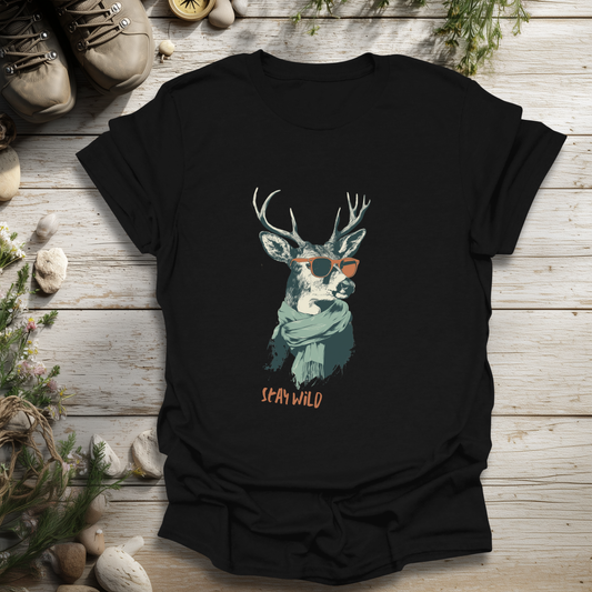 Stay Wild Deer Graphic T-Shirt