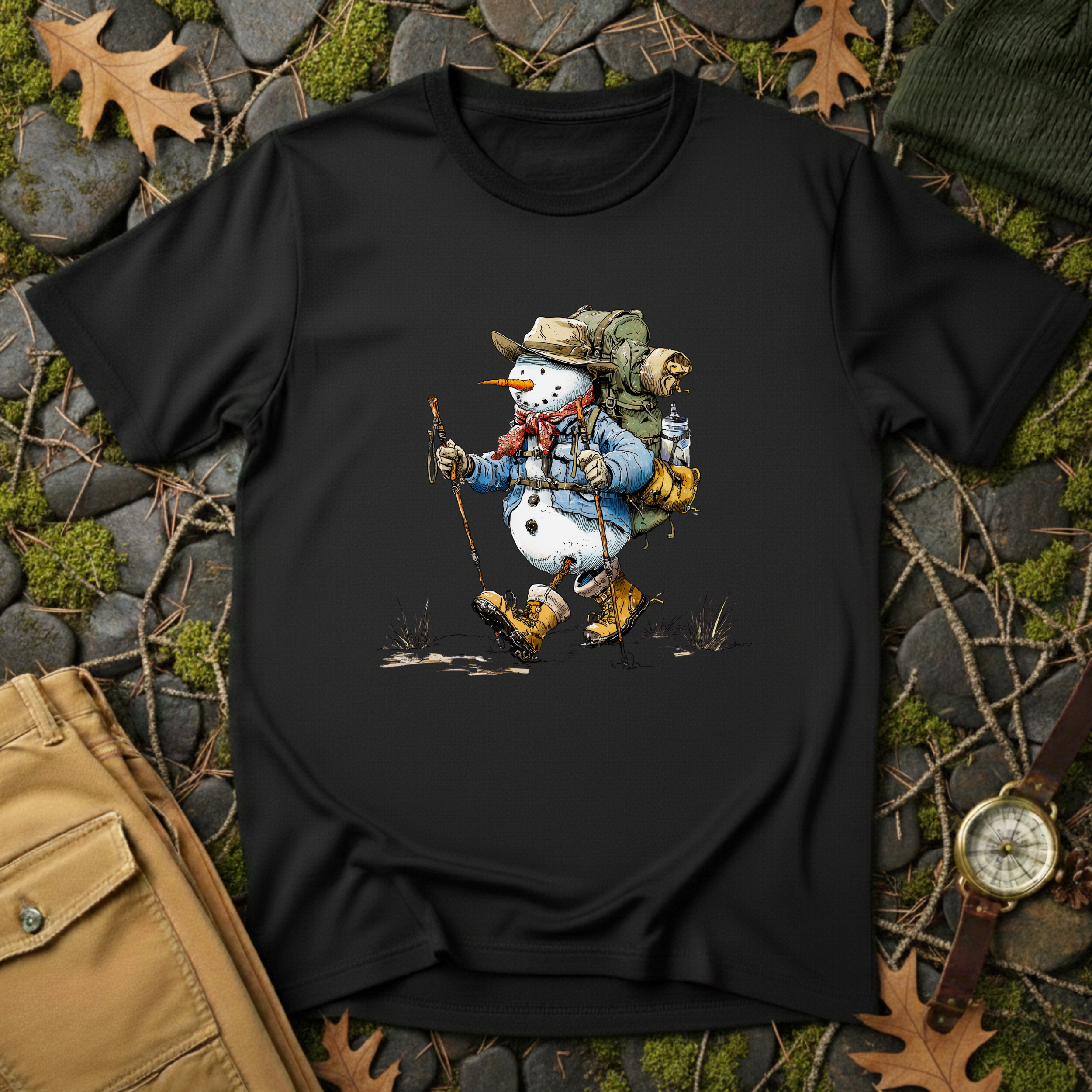 Trailblazing Snowman T-Shirt