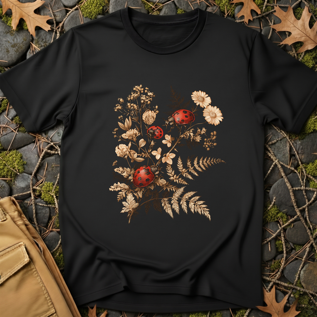 Botanical Ladybug T-Shirt