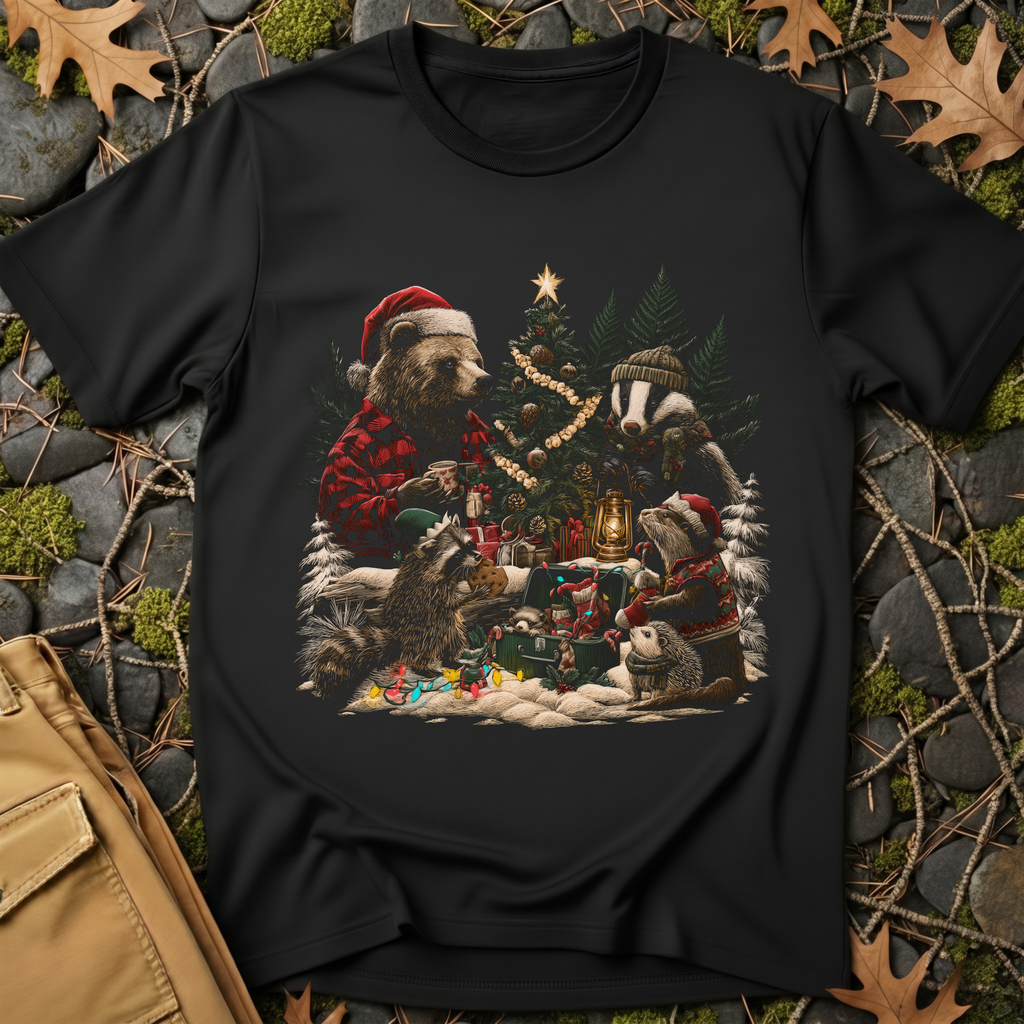 Woodland Christmas Gathering T-Shirt