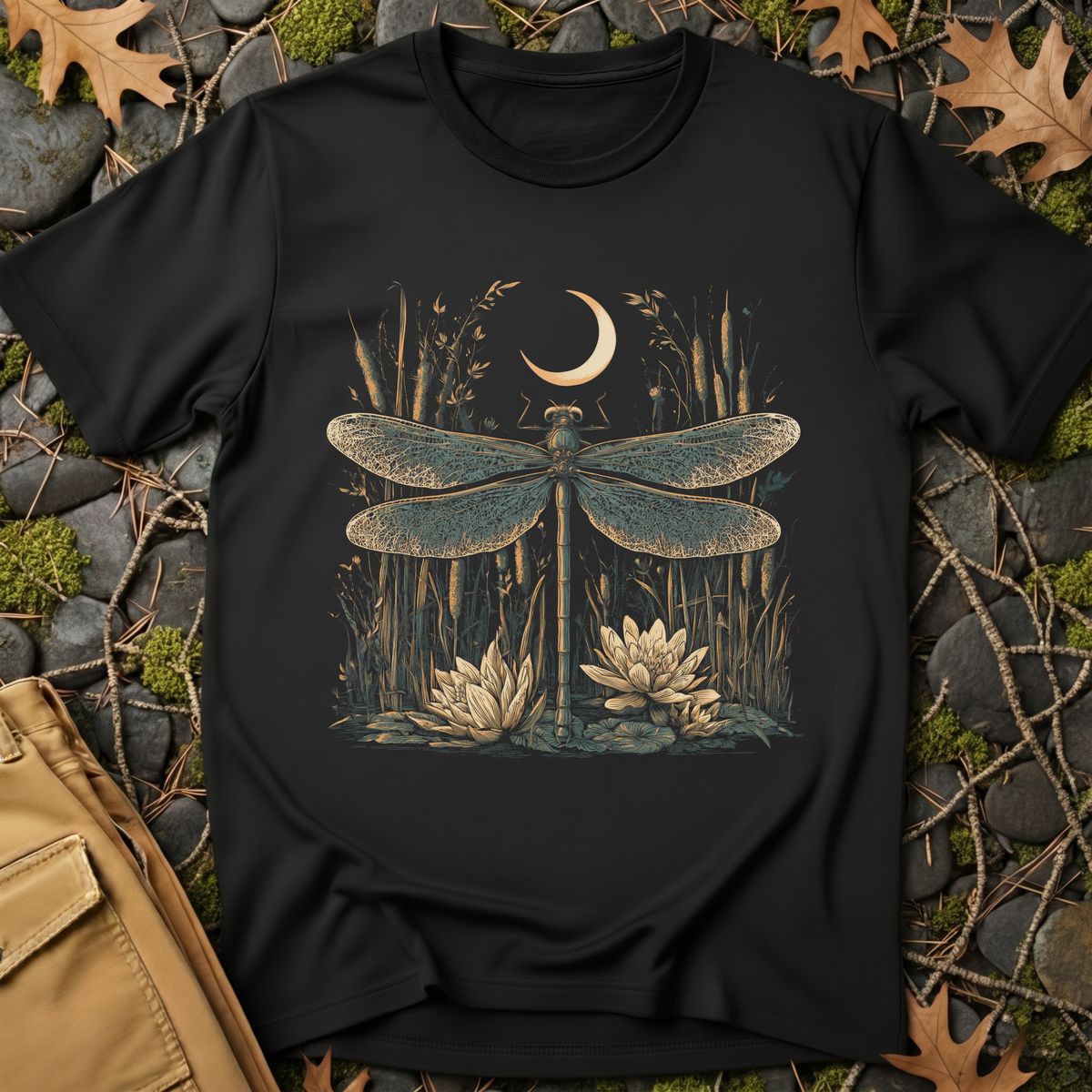 Moonlit Dragonfly T-Shirt