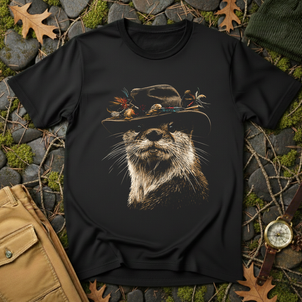 Fly Fishing Otter T-Shirt