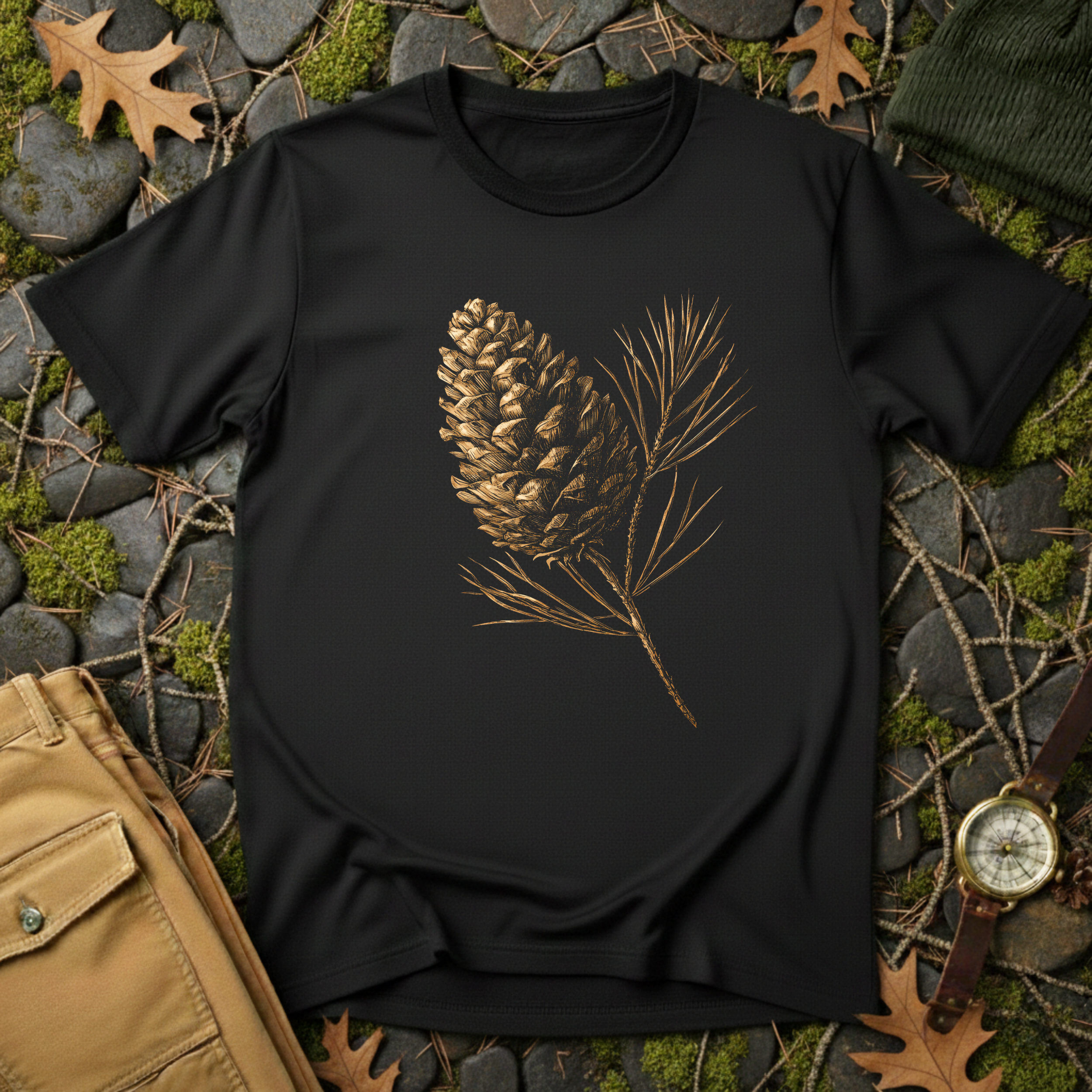 Vintage Pine Cone T-Shirt