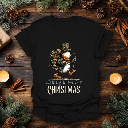 Home for Christmas Snowman T-Shirt