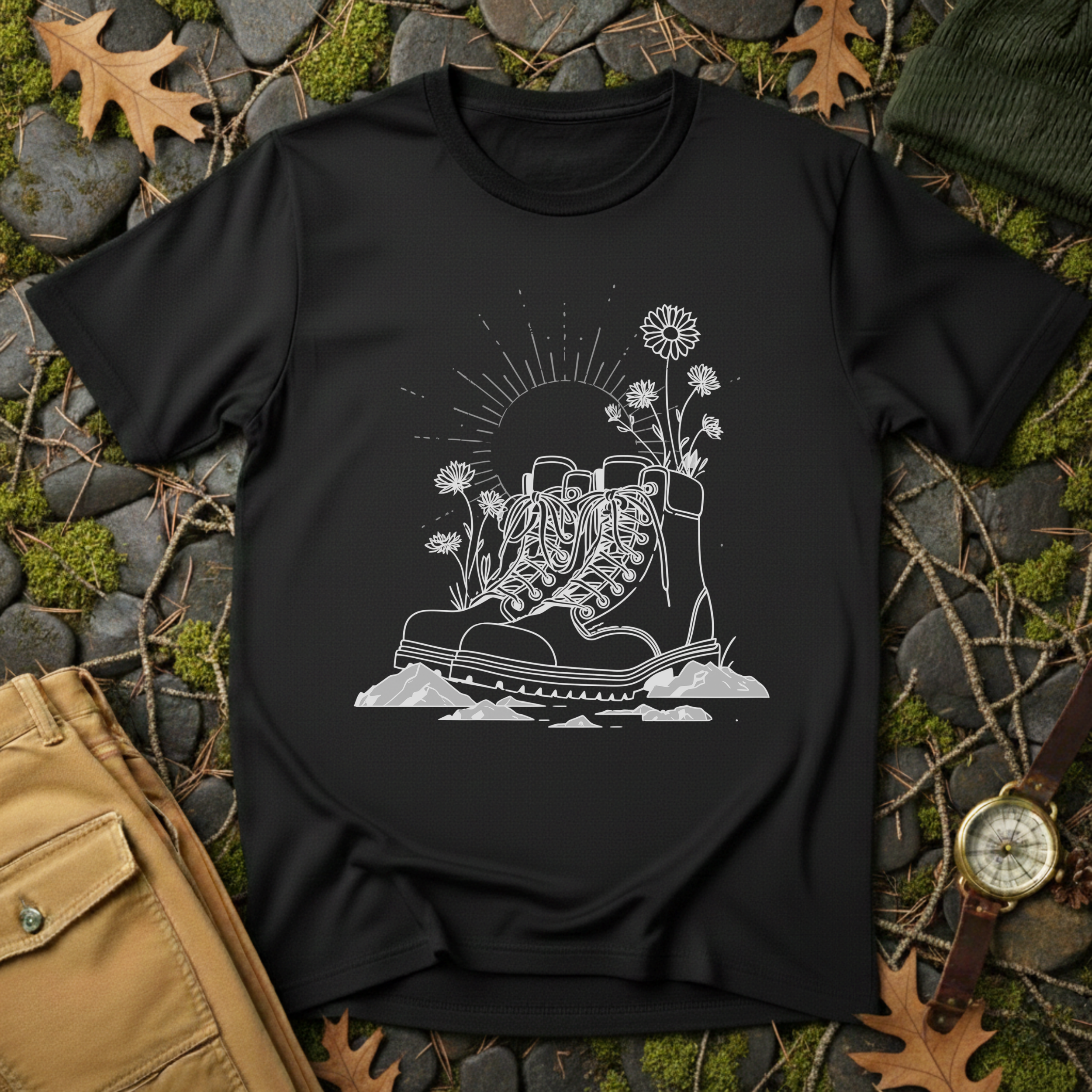 Sunrise Trail Boots T-Shirt