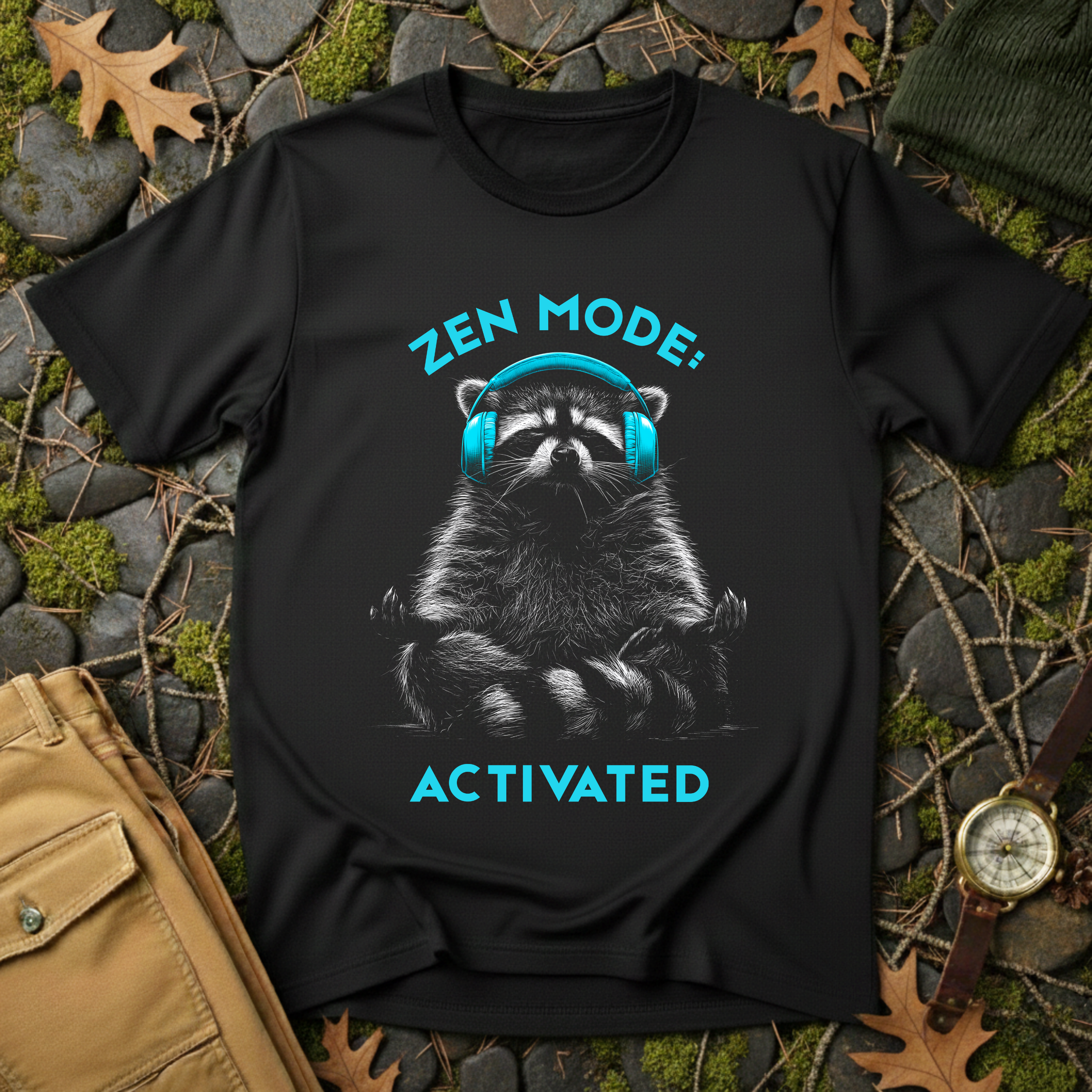 Zen Raccoon T-Shirt