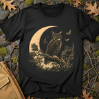Crescent Moon Owl T-Shirt