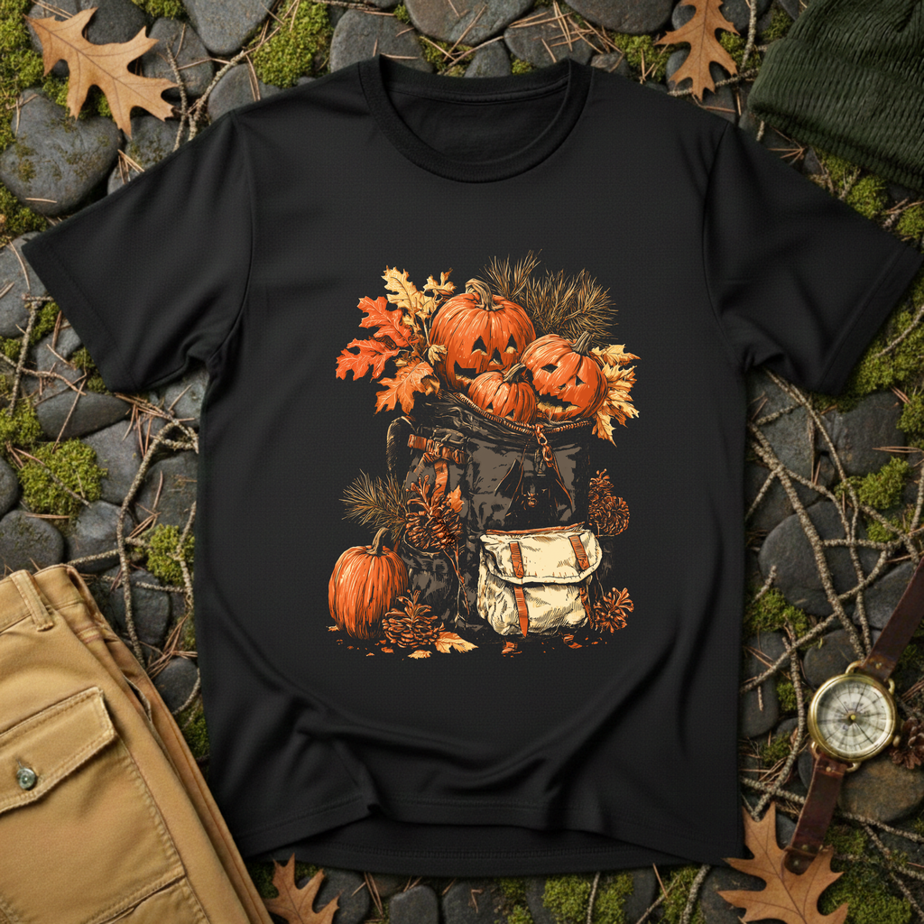 Pumpkin Backpack T-Shirt