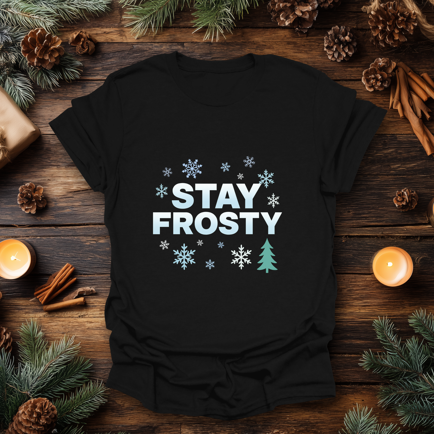 Stay Frosty – Chill Vibes Winter T-Shirt
