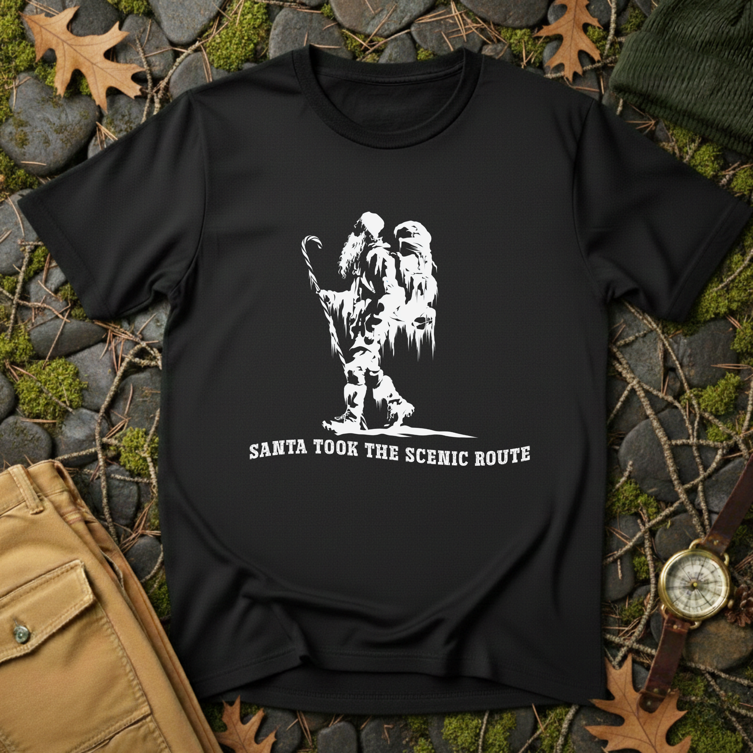 Santa Took the Scenic Route T-Shirt