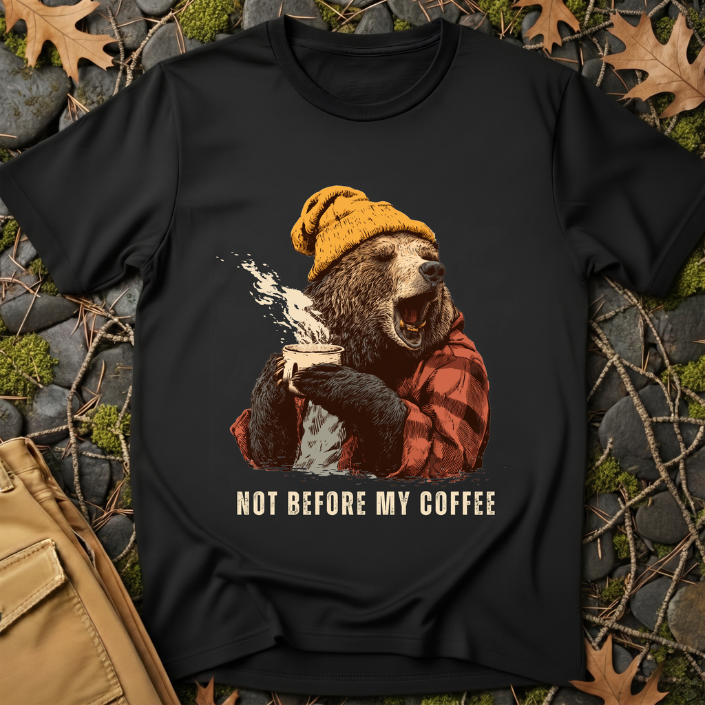 Not Before My Coffee Bear T-Shirt