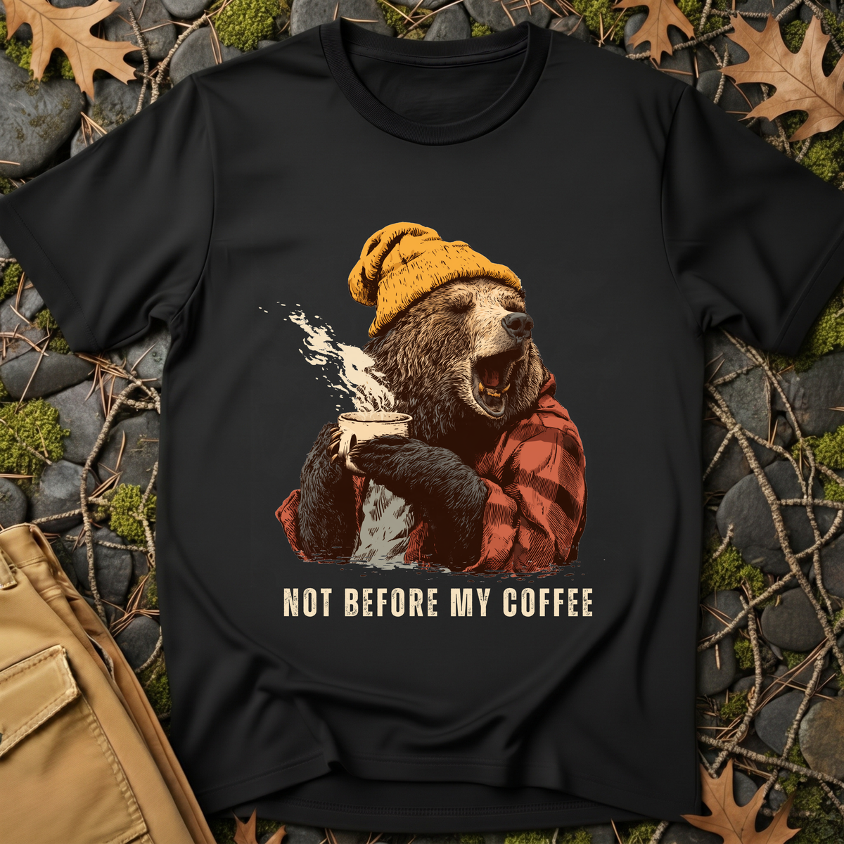 Not Before My Coffee Bear T-Shirt