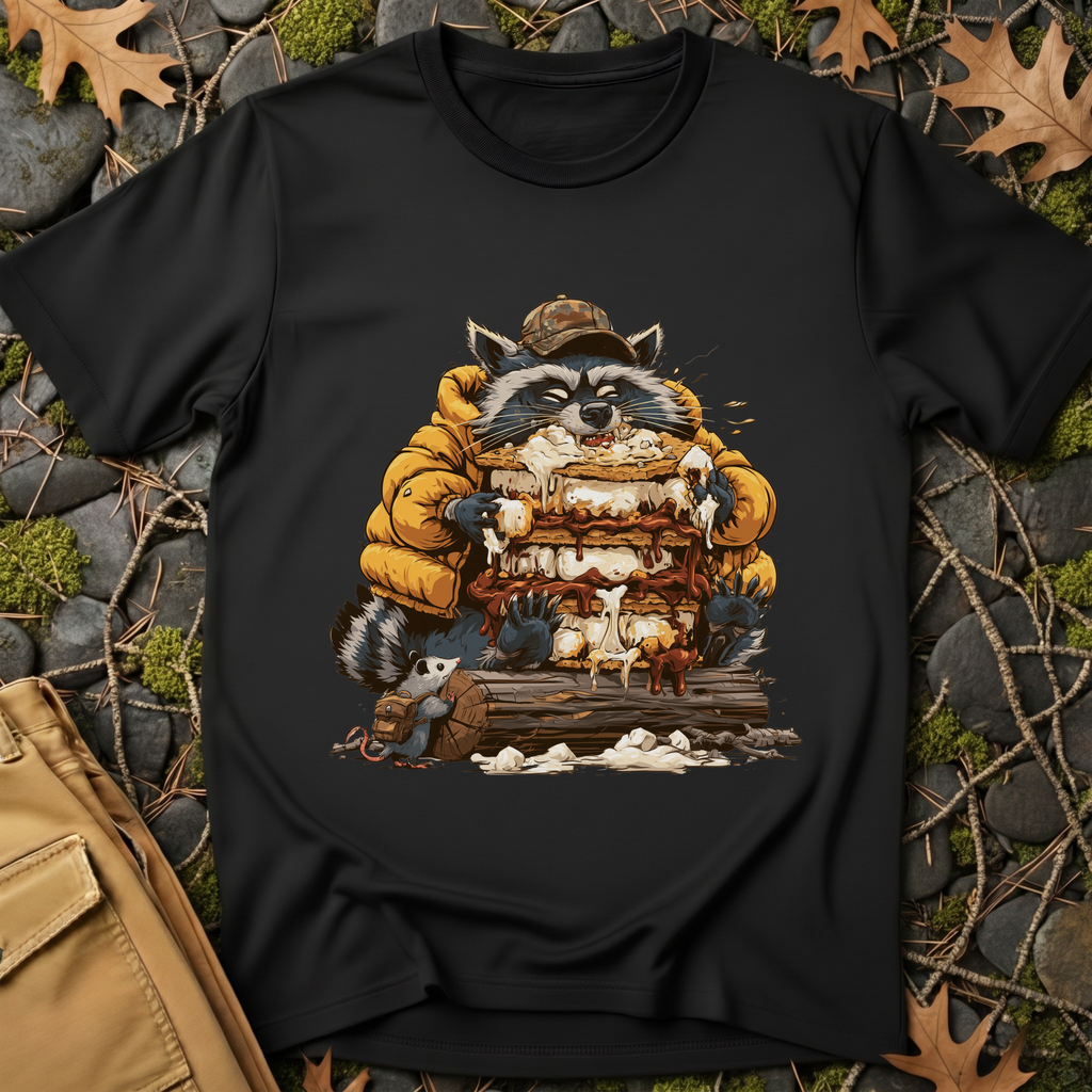 S'mores Expert Raccoon T-Shirt