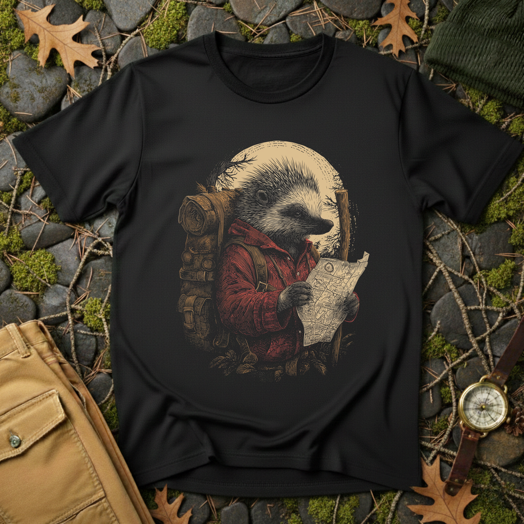 Hiker Hedgehog T-Shirt