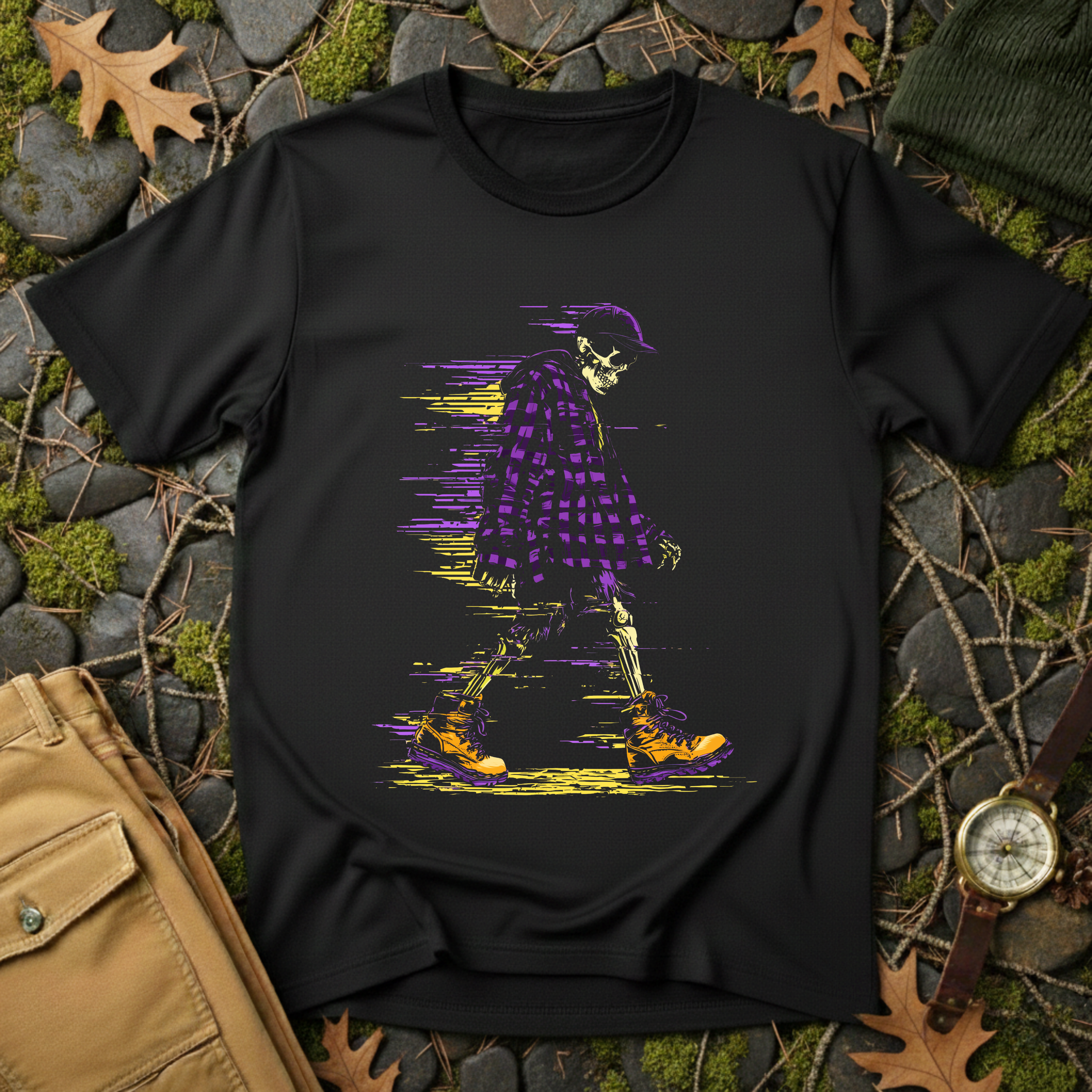 Glitch Skeleton T-Shirt