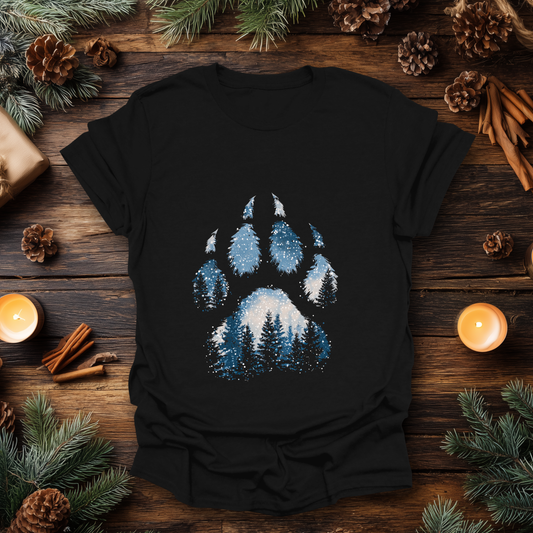 Wild Tracks Winter Paw T-Shirt
