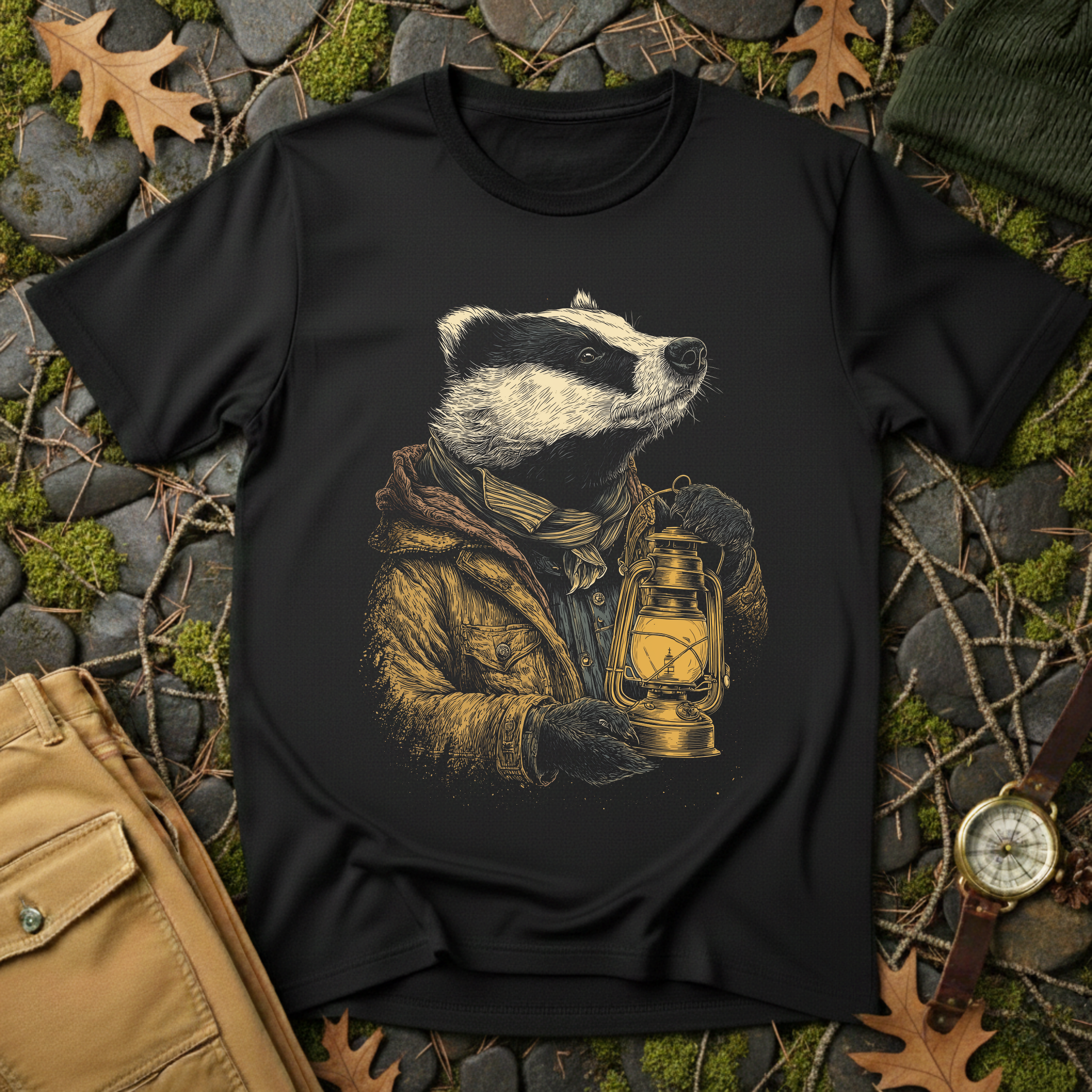 Lantern Badger T-Shirt