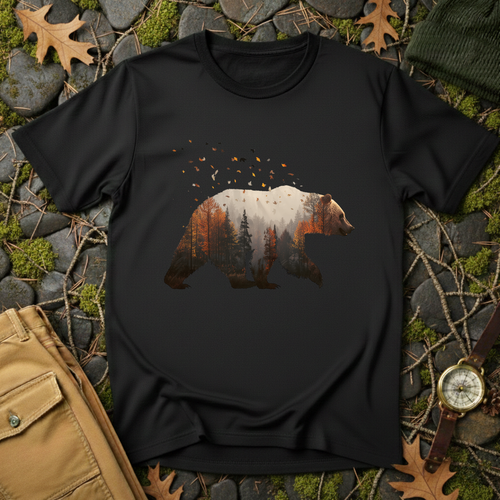 Autumn Breeze Bear T-Shirt