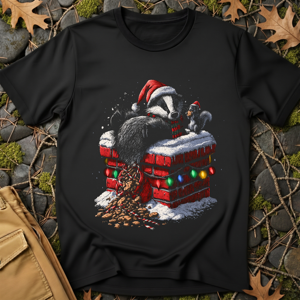 Badger Chimney Holiday T-Shirt