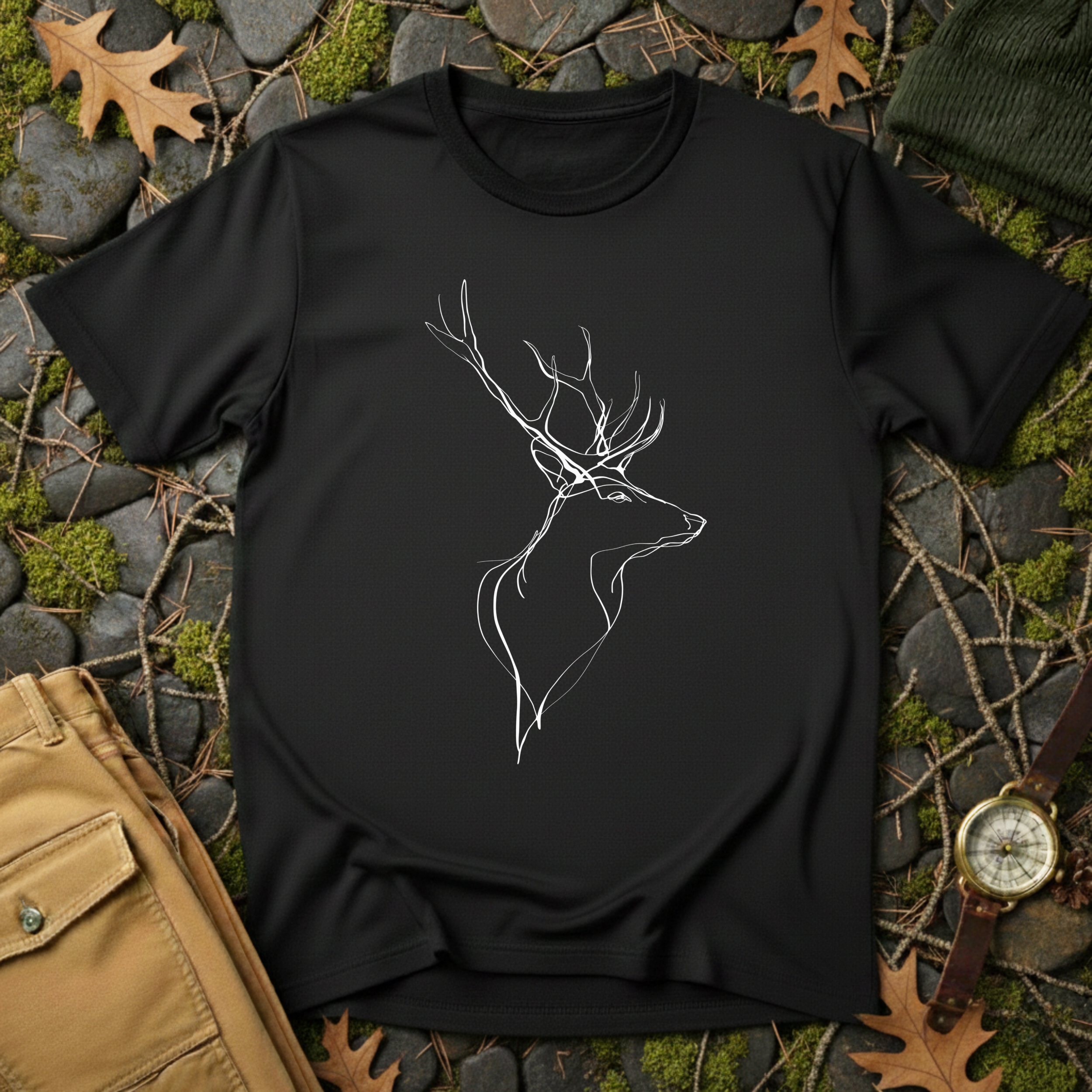 Linear Stag T-Shirt