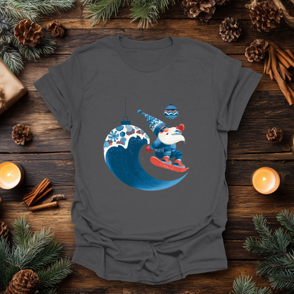 Surf’s Up Santa Gnome T-Shirt