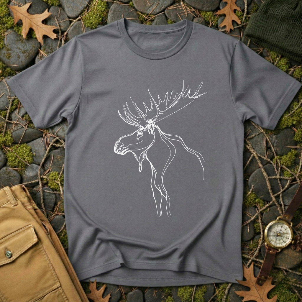 Minimalist Moose T-Shirt