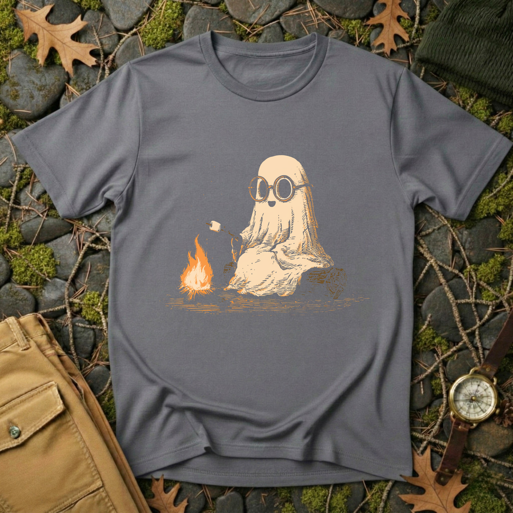 Cozy Campfire Ghost T-Shirt