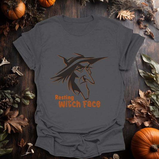 Resting Witch Face Halloween T-Shirt