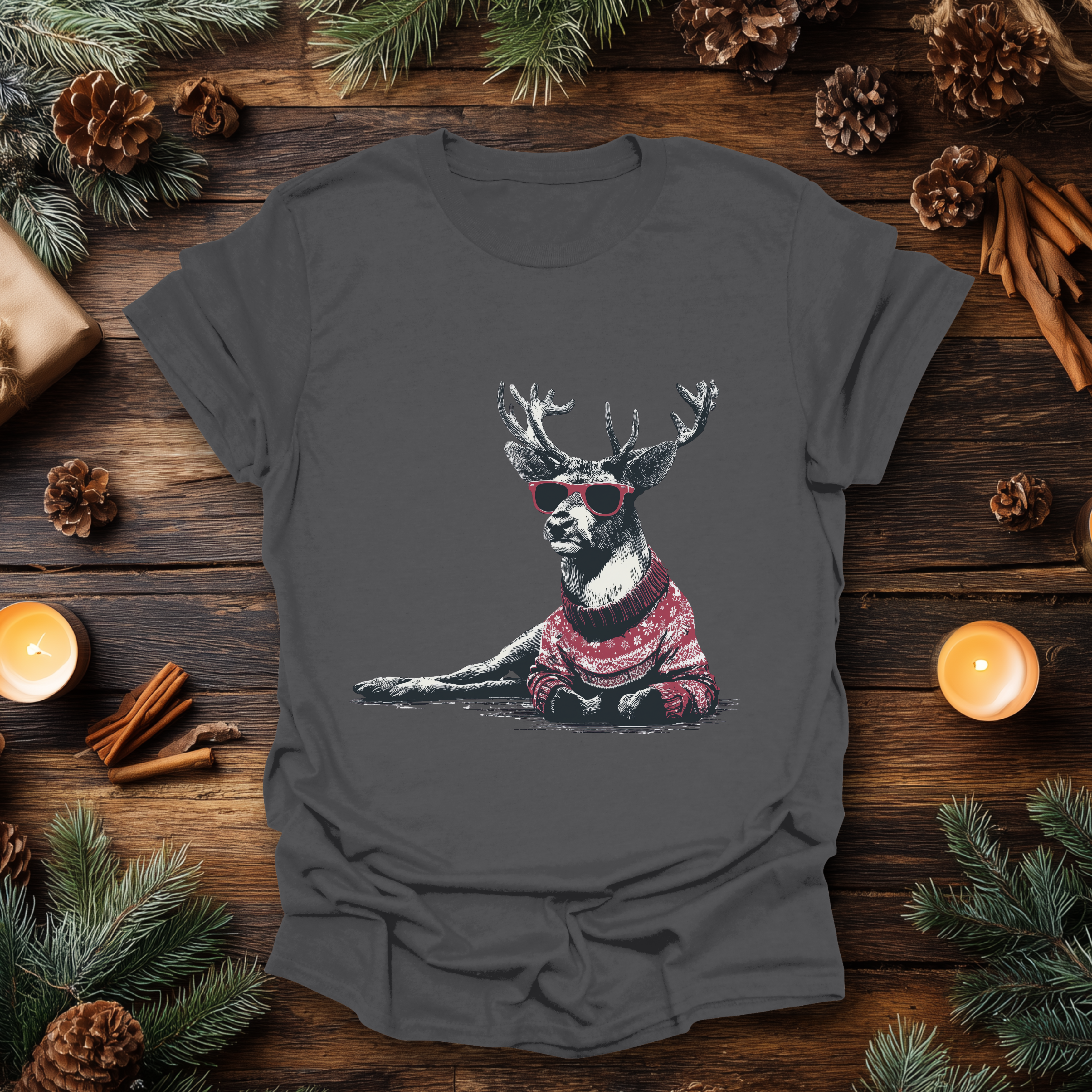 Sleighin’ It Reindeer T-Shirt