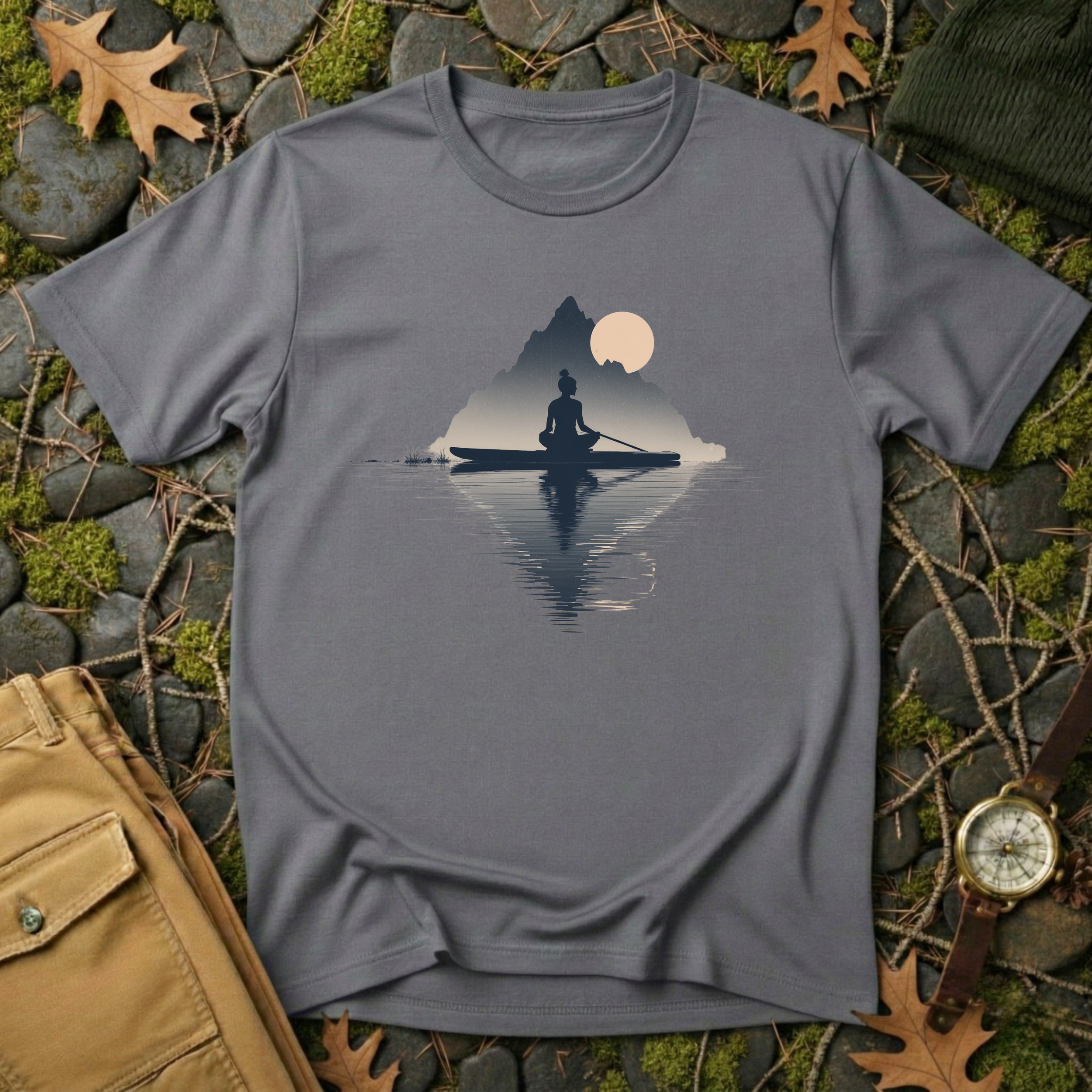 Still Water, Long Reflection T-Shirt